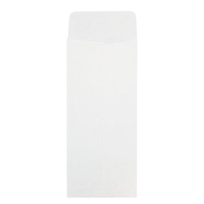 JAM PAPER #10 Policy Business Strathmore Envelopes - 4 1/8 x 9 1/2 - Bright White Wove - 50/Pack - Image 2